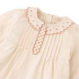 Блуза с длинным рукавом Gingersnaps "Baby Mabel Eggnog", светло-желтая